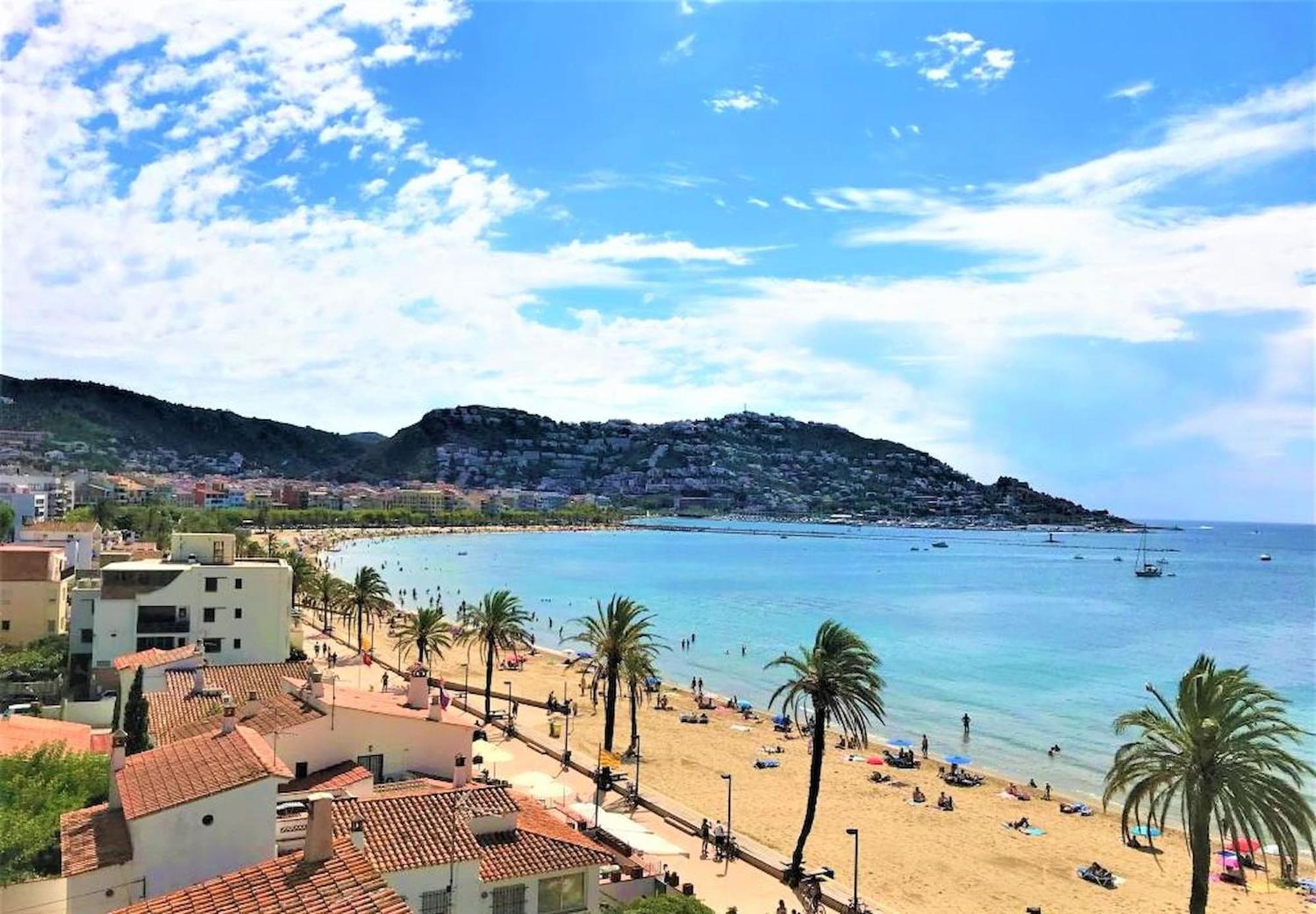 Apartamento En Roses A 2 Min De La Playa Con Vistas Al Mar Av-18 Gérone Extérieur photo